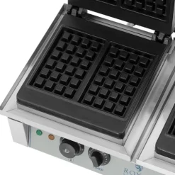 Royal Catering - Våffeljärn - 2 x 2000 W - Rektangulärt