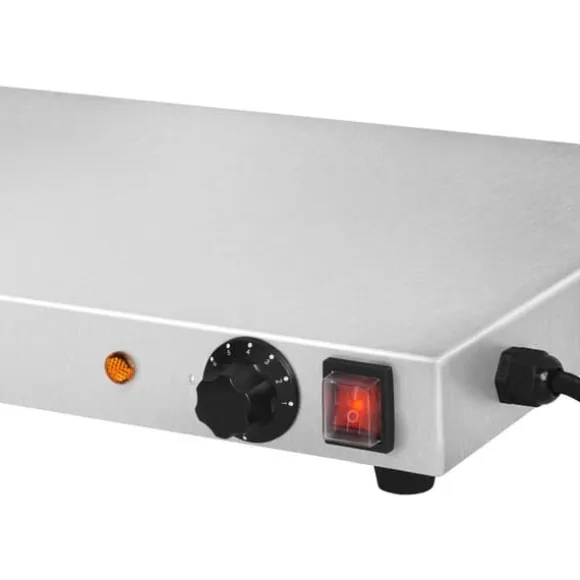Royal Catering - Värmeplatta - 250 W - rostfritt stål - 50 cm