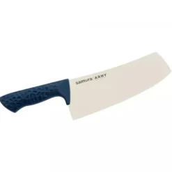 Samura ARNY 8.2" Japanskt Stål Klyvkniv med Marinblå Pionhandtag - Premium Kockkniv för Professionella Kockar och Hemmakockar