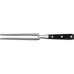 Sanelli Ambrogio Chef smidd gaffel, 33 cm, Rostfritt stål, Grå