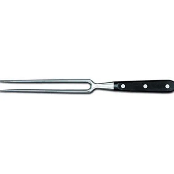 Sanelli Ambrogio Chef smidd gaffel, 33 cm, Rostfritt stål, Grå