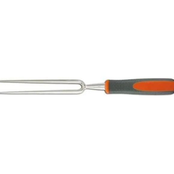 Sanelli Ambrogio Tecna smidd gaffel - Sanelli Ambrogio - 34 cm - Rostfritt stål - Grå / Orange
