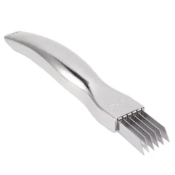Scallion Cutter Ultrafint rostfritt stål Tidsbesparande grönsaksstrimlingsverktyg för morötter Potatis Kökstillbehör