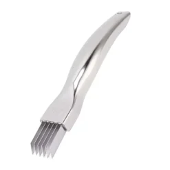 Scallion Cutter Ultrafint rostfritt stål Tidsbesparande grönsaksstrimlingsverktyg för morötter Potatis Kökstillbehör