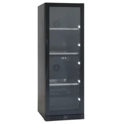 Scandomestic SV 1382 B - Vinkylskåp - 2 zoner - bredd: 59,5 cm - djup: 68,2 cm - höjd: 176,4 cm - 461 liter - svart - Upp till 138 flaskor