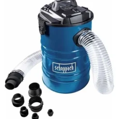 Scheppach DC100 verkstadsdämpare - 65L tank i rostfritt stål - 1200W