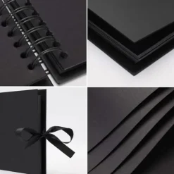 Scrapbook-fotoalbum, DIY-fotoalbum med 12 pennor, 80 sidor, presenter till bröllopsresor