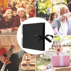 Scrapbook-fotoalbum, DIY-fotoalbum med 12 pennor, 80 sidor, presenter till bröllopsresor