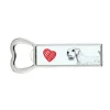 Sealyham Terrier - flasköppnare med en hund, personlig kylöppnare, unik present till en man från Art-Dog
