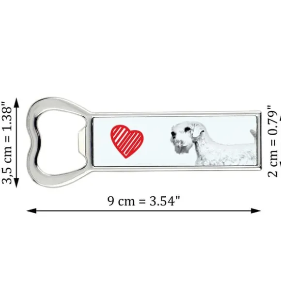 Sealyham Terrier - flasköppnare med en hund, personlig kylöppnare, unik present till en man från Art-Dog