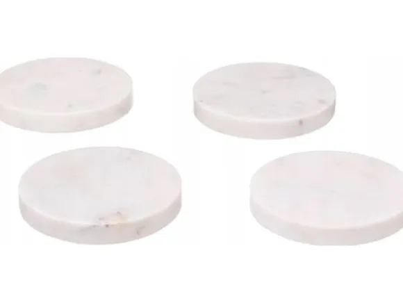 Secret de Gourmet MARBLE koppunderlägg, Ø 10 cm, 4 st