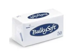 Servett BulkySoft 33x33 cm 2-lagers 1/8-veckad Vit,40 pk x 50 st/kartong