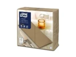 Servett Tork Linstyle 39x39 cm 1/8-fals Biscuit, 12 pk x 50 st/kartong