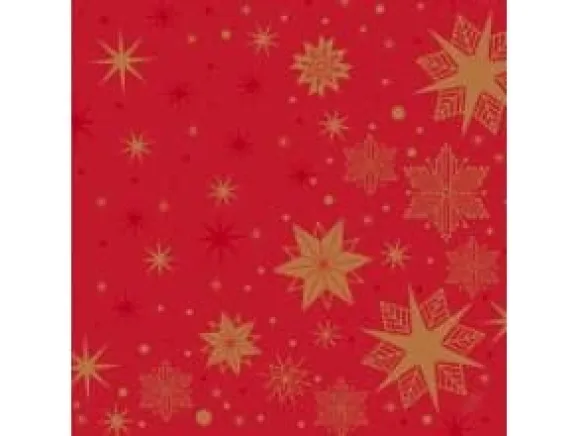 Serviet Dunilin 40 x 40 cm Airlaid Stargazing Red,5 pk x 45 stk/krt