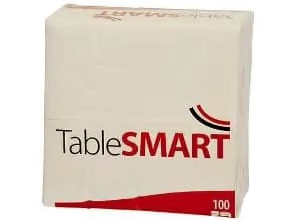 Serviet TableSMART 40x40 cm 3-lag 1/8-fold Hvid,10 pk x 100 stk/krt