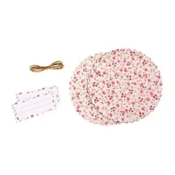Set dekorativ för syltburk Blommor