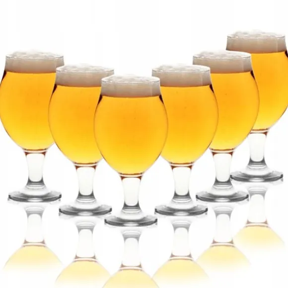 Set med 6 Angelina LAV 570 ml ölglas