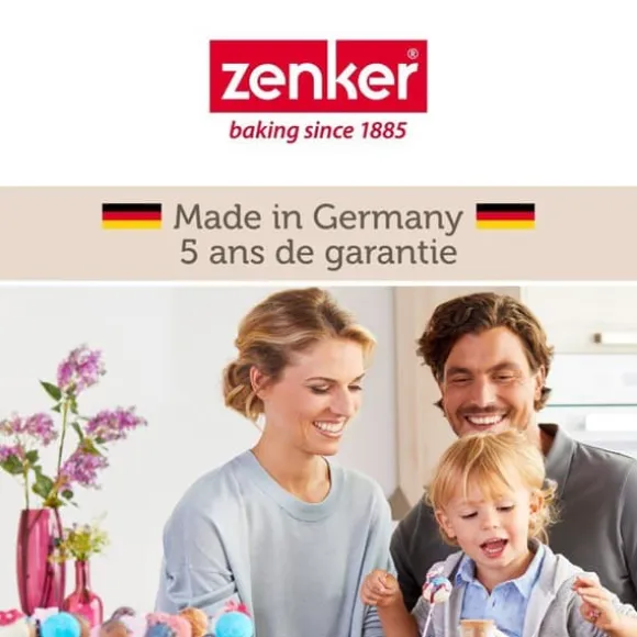 Set med 2 expanderbara bakplåtar - ZENKER - Svart metallic - 37 till 52 x 33 cm