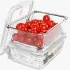 Set med förvaringsburkar 2 delar i glas Classbach C-FHD4024G