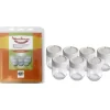 Set med 7 Moulinex yoghurt maker krukor - Vit - Tillbehör för Yoghurt maker