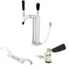 Set med picknickpump med kolvkran 5/8 Co2-utlopp, KEG:Type M