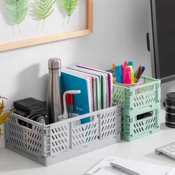 Set of 3 Foldable and Stackable Organiser Boxes Boxtor InnovaGoods