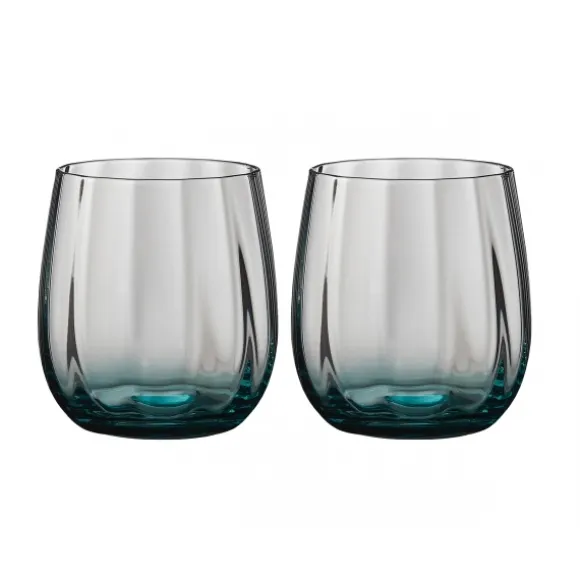 Søholm Sonja Vattenglas Blå 30cl, 2-pack (Defekta) - Aida