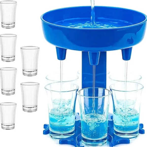 Shotglas Dispenser / Snapsglas - Fyll 6 glas samtidigt