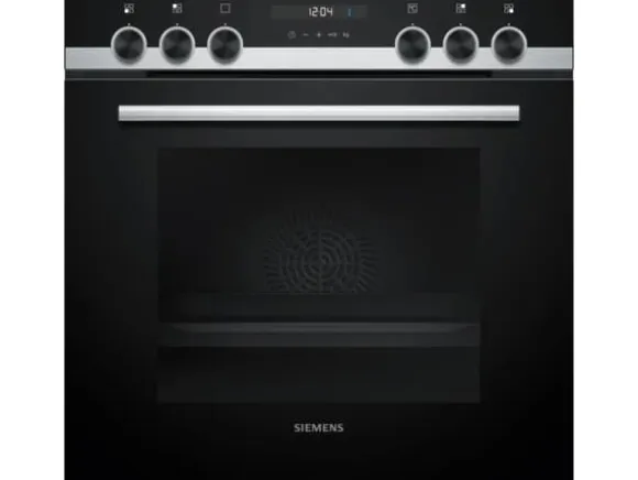 Siemens HE517BBS4 + EI645CFB6E, Induktionshäll med zon, 4 zone(s), Glass-keramisk, Svart, Röra, 58,3 cm