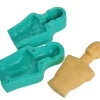 Silikonform för sockerpasta 3D-hane