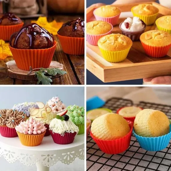 Silikon Muffinsformar / Bullformar – 12-Pack Bakformar