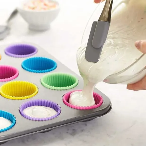 Silikon Muffinsformar / Bullformar – 12-Pack Bakformar