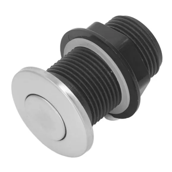 Sinktop Air Switch Kit - Tryckknapp i rostfritt stål med 1,5 m slang för kökssophantering Elektrisk varmvattenberedare