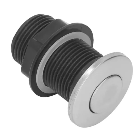 Sinktop Air Switch Kit - Tryckknapp i rostfritt stål med 1,5 m slang för kökssophantering Elektrisk varmvattenberedare
