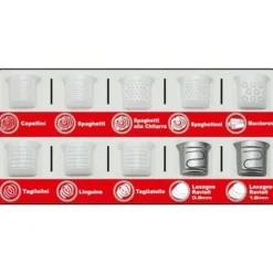 Sirge PASTAMAGIC Automatisk pastamaskin för att göra färsk pasta hemma 300 Watt - 14 sorters pasta + Ravioli - upp till