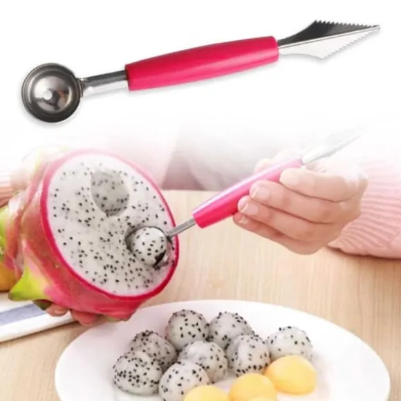 Sked för Bollar av Melon, Frukt och Glass – Melonskopa – Glasskopa
