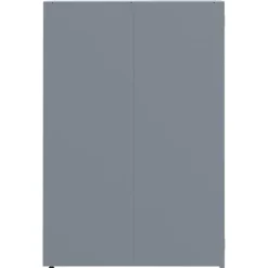 Skjul för sopkärl med lock - Förvaring för 6 platser | Färg: Grå | Storlek: 414x79x117 cm
