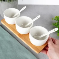 Skålar Tallrik Snack Skål Förrätter Tapas Såser Dips Dip Board