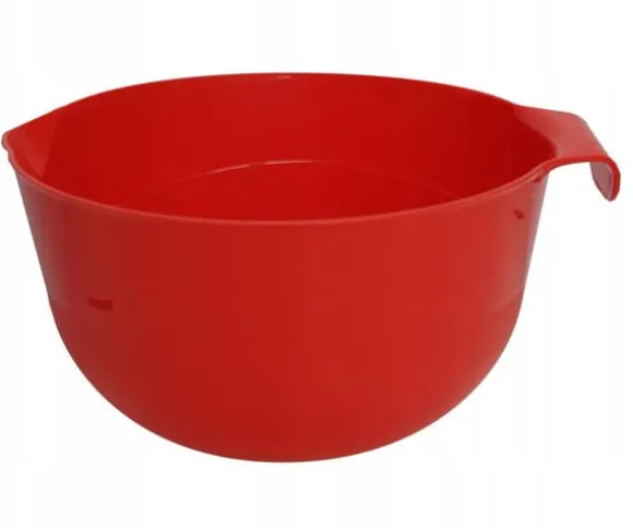 Skål, plastskål, 2 l, Ø19 cm, med pip, salladsskål, KÖK, POLEN