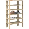 Skohylla sonoma-ek 61x32x105 cm konstruerat trä