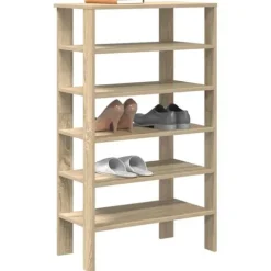 Skohylla sonoma-ek 61x32x105 cm konstruerat trä