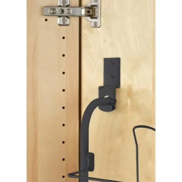 Sko- och entrémöbler - Wenko - Skoställ för dörr - 18 par - Svart - L 59 x H 151 x D 14 cm