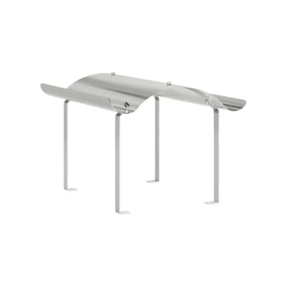 Skorstenhuv i rostfritt stål - vidaXL - Silver - 59,5x50x36,5 cm - Värmebeständig
