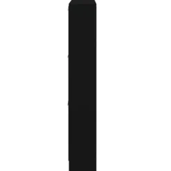 Skoskåp i konstruerat trä - Modern förvaring | Färg: Svart | Storlek: 59x17x108 cm