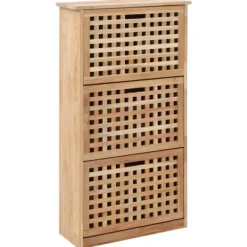 Skoskåp massivt valnötsträ 55x20x104 cm - Skoförvaring - Sko Förvaring - Home & Living