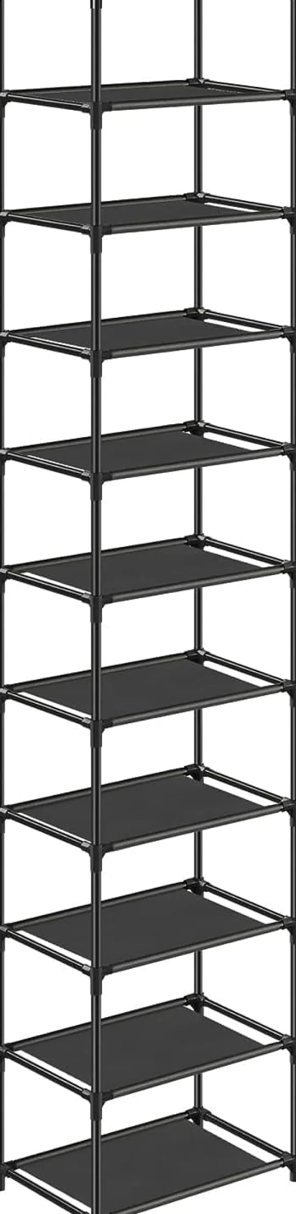 Skoställ 10 våningar 33 x 33 x 173 cm