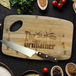 Skärbräda i Bambu - The Grillfather