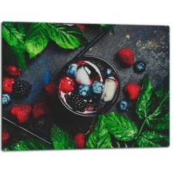 SKÄRBRÄDA I GLASPLATTA 52x40 FRUKT