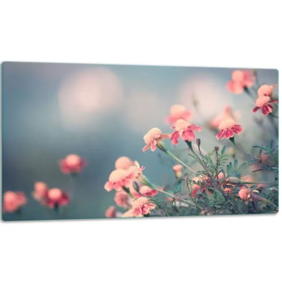 SKÄRBRÄDA I GLAS 52x30 BLOMMOR