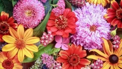 SKÄRBRÄDA I GLAS 52x30 BLOMMOR